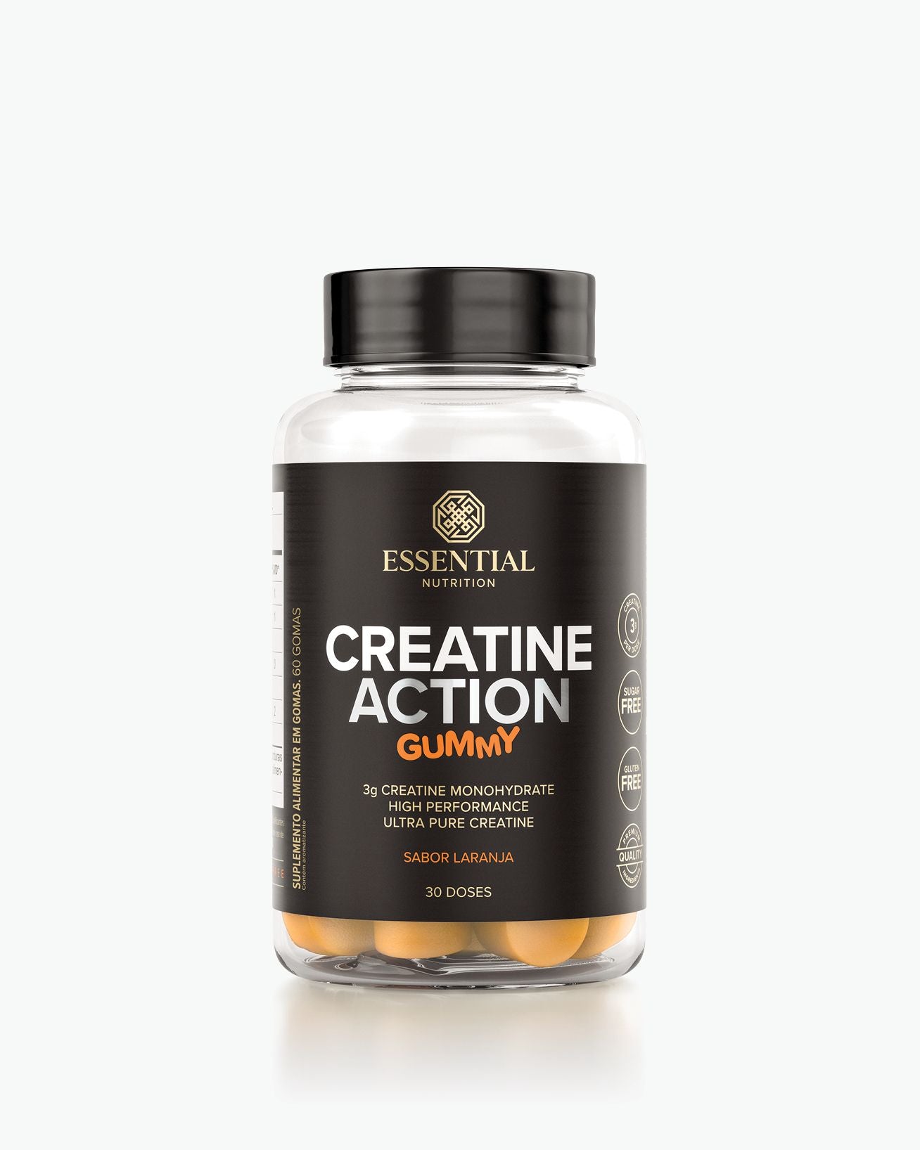 Creatine Action Gummy Laranja 60 gomas