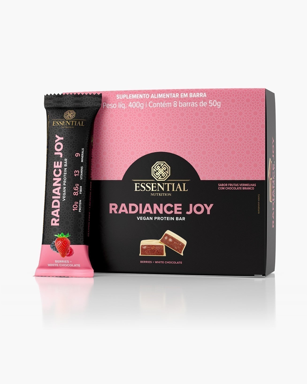 Radiance Joy Berries + White Chocolate Box 400g | 8 barras