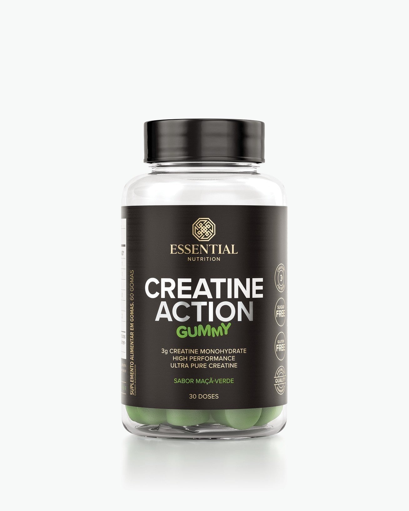 Creatine Action Gummy Maçã-verde 60 gomas