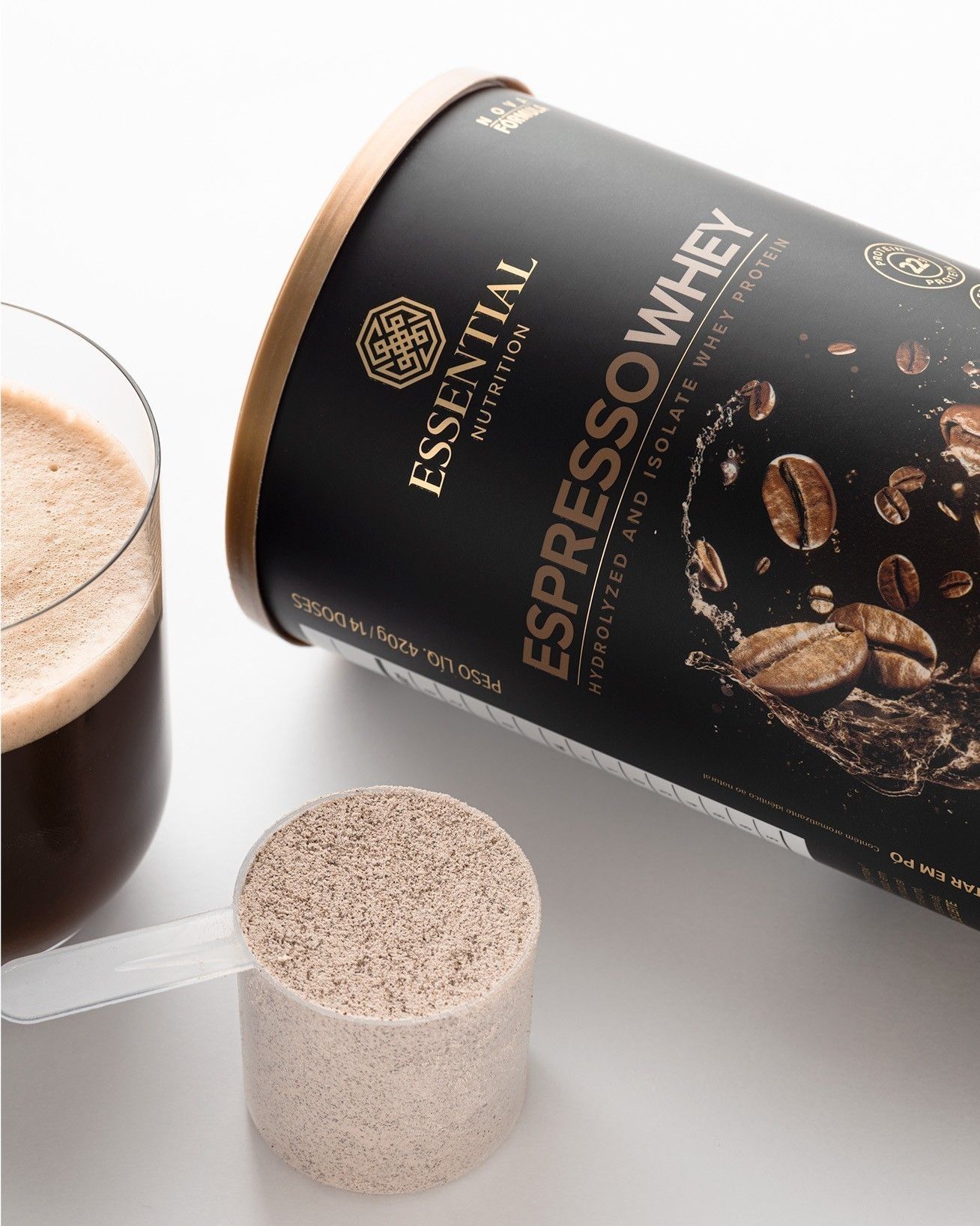 Espresso Whey Lata | 14 doses