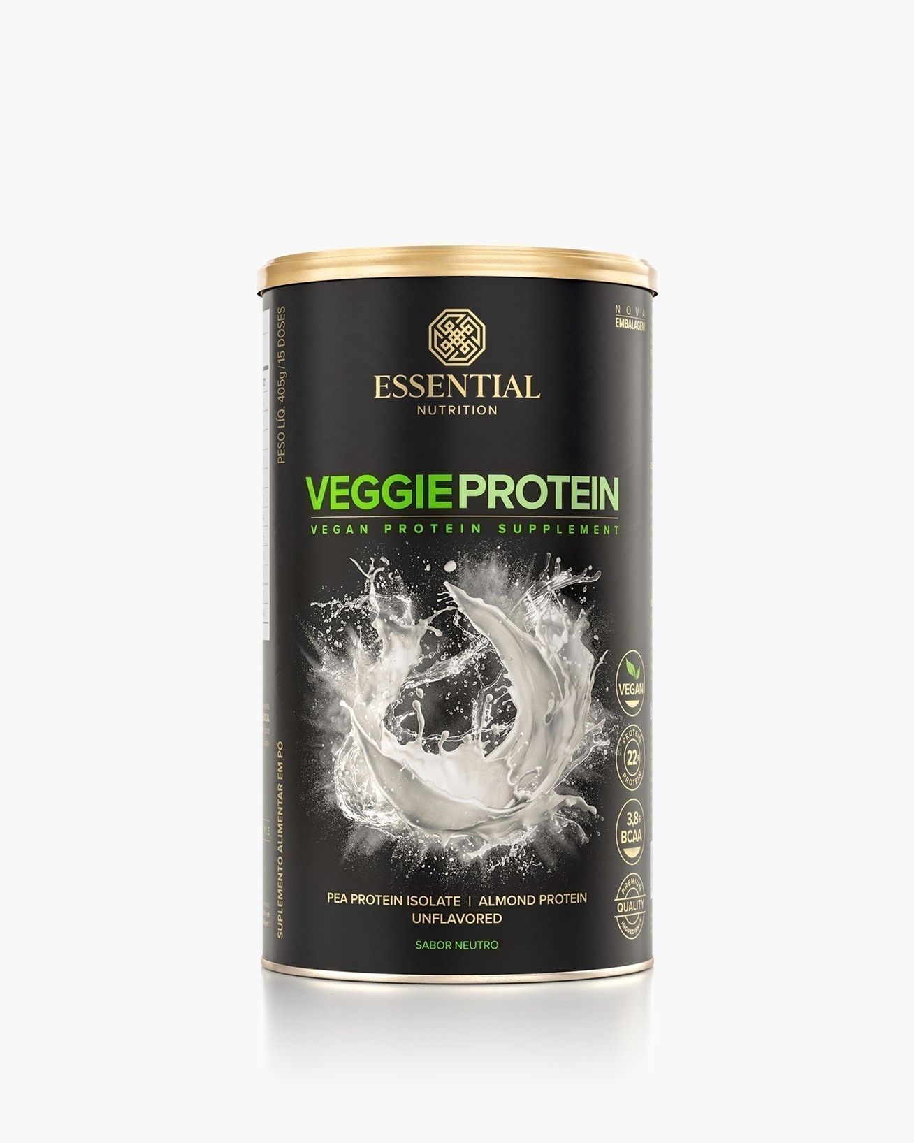 Veggie Protein Neutro Lata | 15 doses