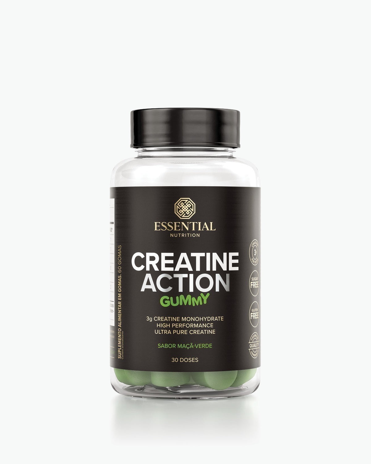 Creatine Action Gummy Maçã-verde 60 gomas