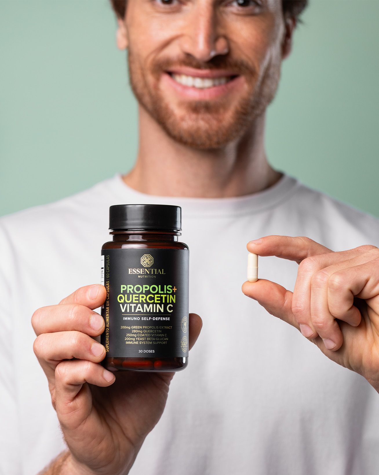 Propolis + Quercetin + Vitamin C 60 caps | 30 doses